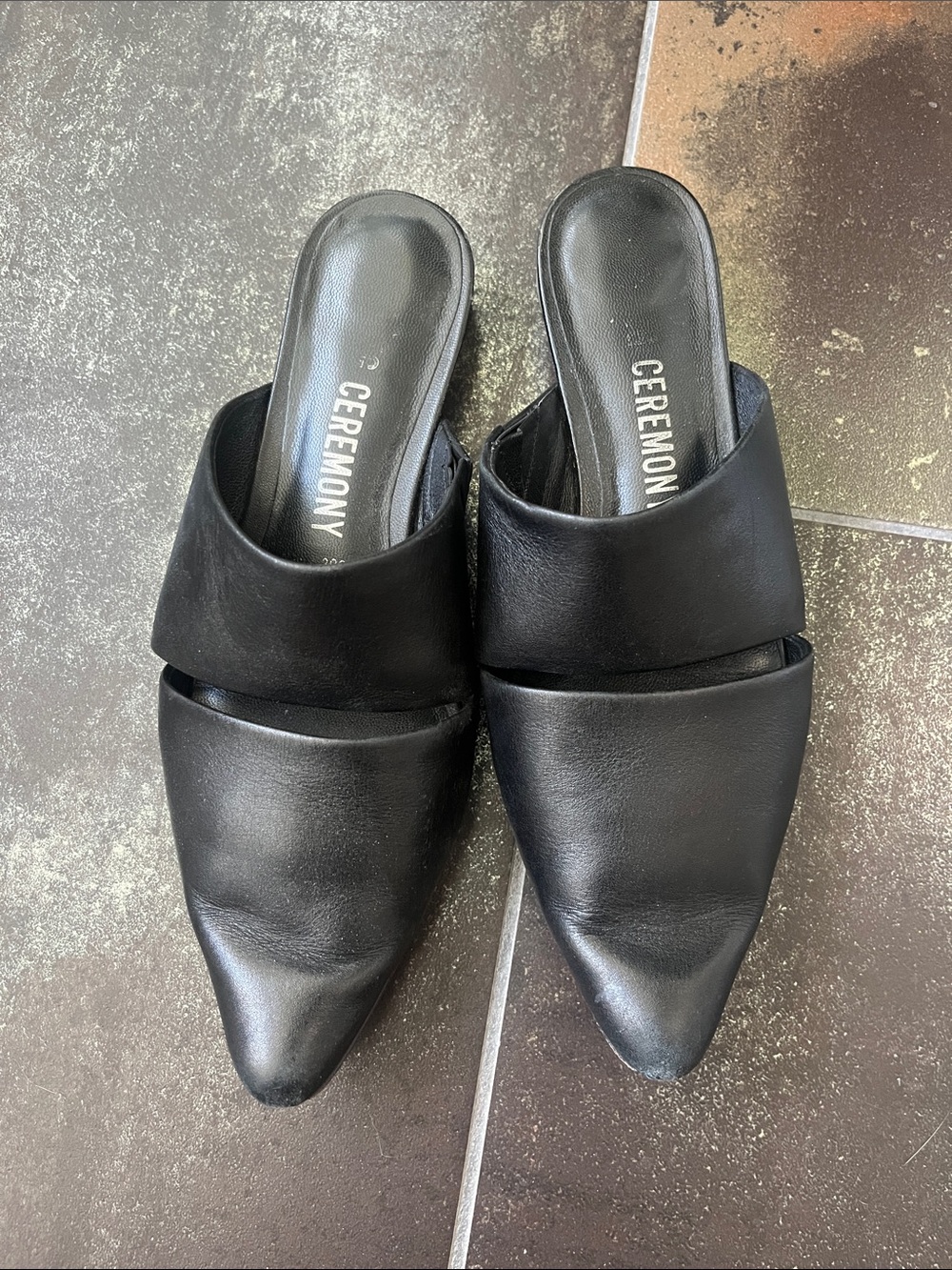Opening Ceremony Black Slides- size 7